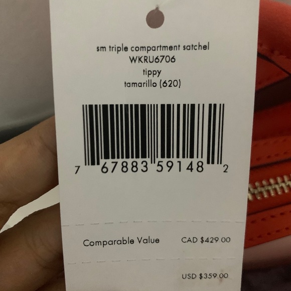 Kate Spade tippy sm triple compartment satchel - Picture 10 of 10